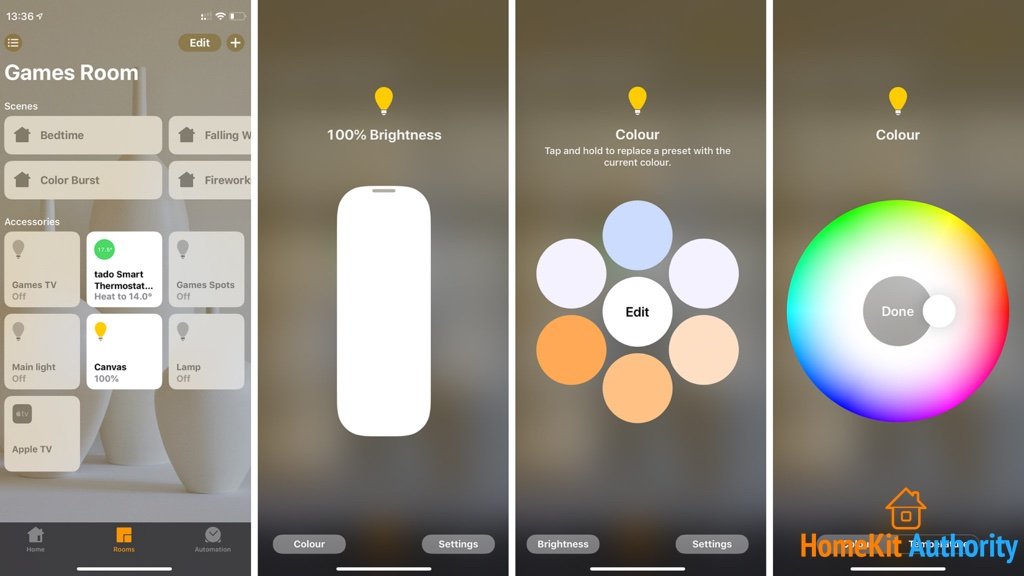 Nanoleaf Canvas HomeKit control