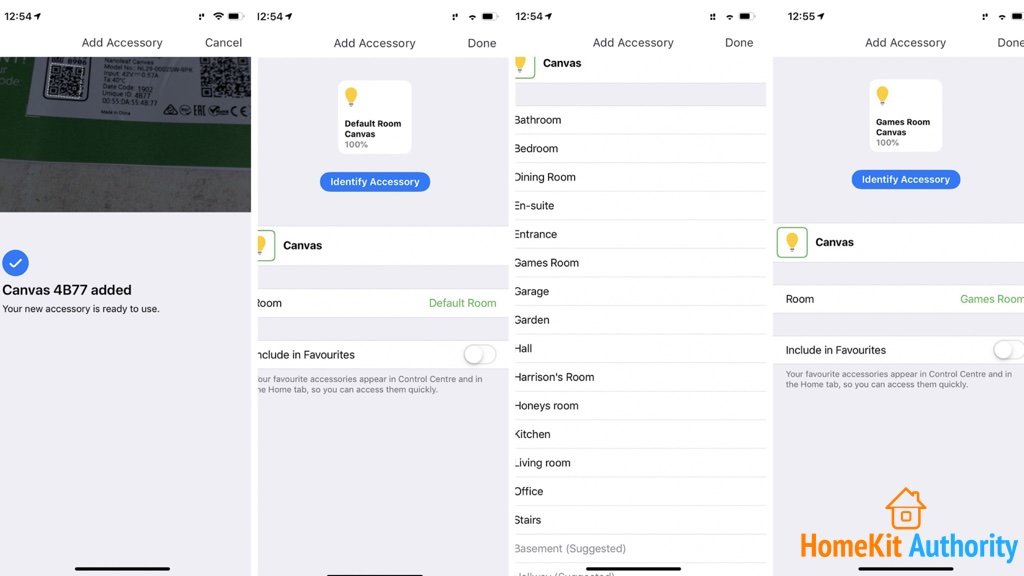 Nanoleaf Canvas HomeKit setup