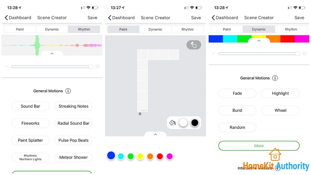 Nanoleaf Canvas app advanced settings
