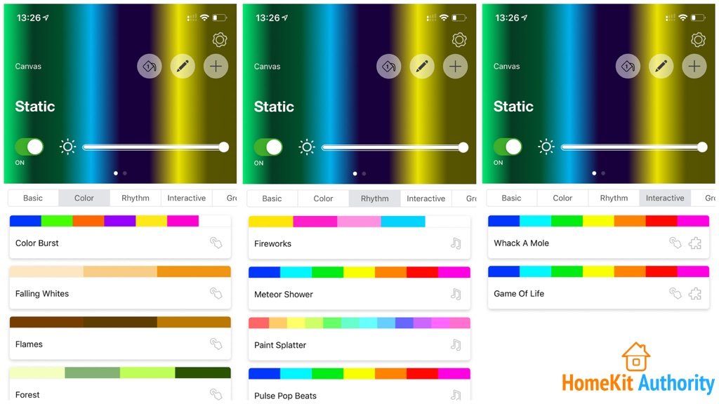 Nanoleaf Canvas app control review