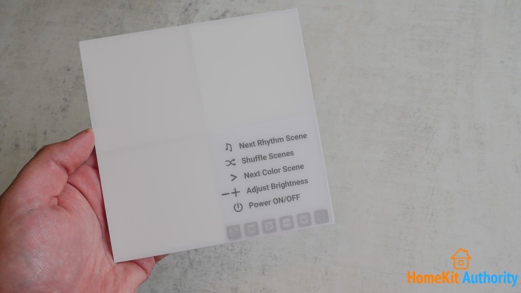 Nanoleaf Canvas control panel