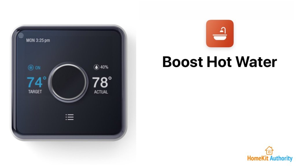 Hive Siri shortcut for hot water
