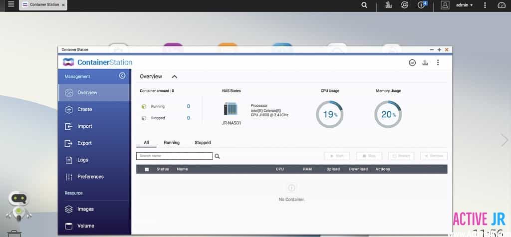 QNAP container station Homebridge
