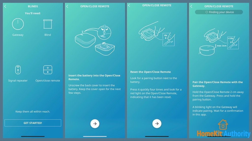 Home smart app setup