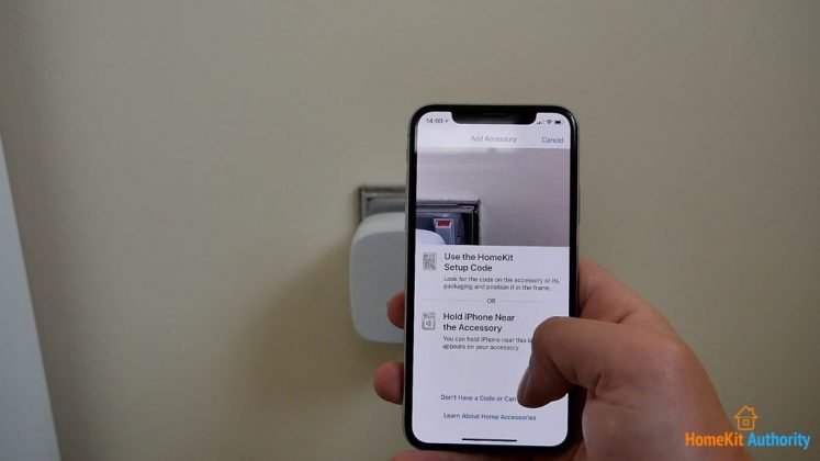 Eve app setup with HomeKit