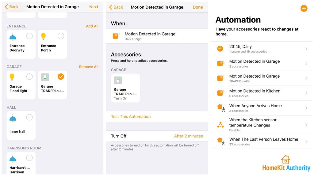 Home App for HomeKit flood light