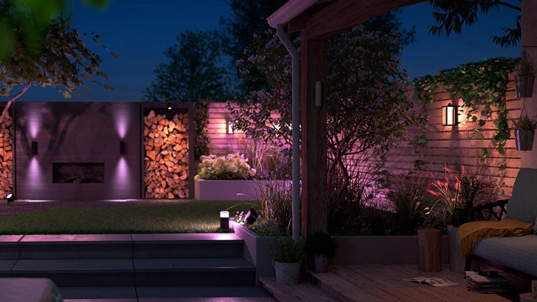 Philips Hue outdoor range