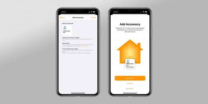 Eero HomeKit support