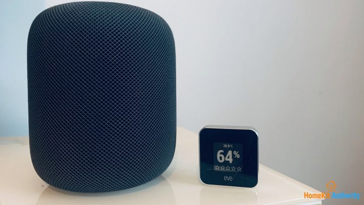 Eve room HomePod HomeKit