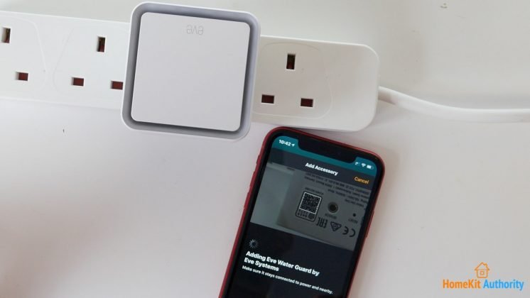 Eve Water guard HomeKit setup