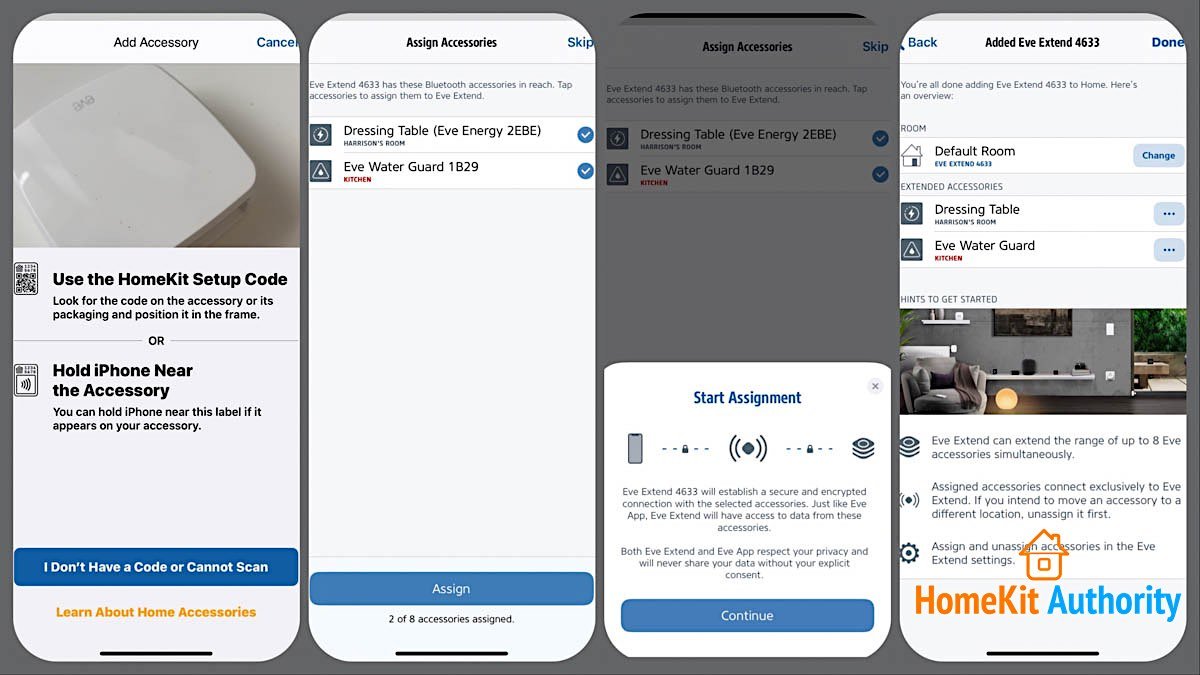 Eve Extend HomeKit add