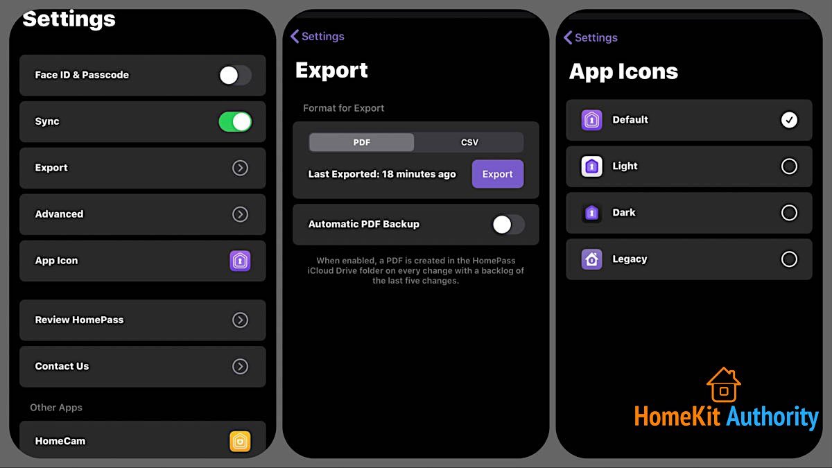 HomePass HomeKit codes