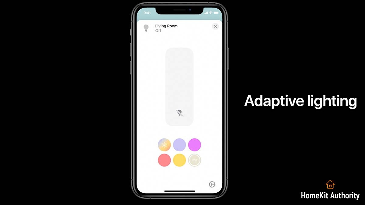 HomeKit iOS 14 adaptive lighting