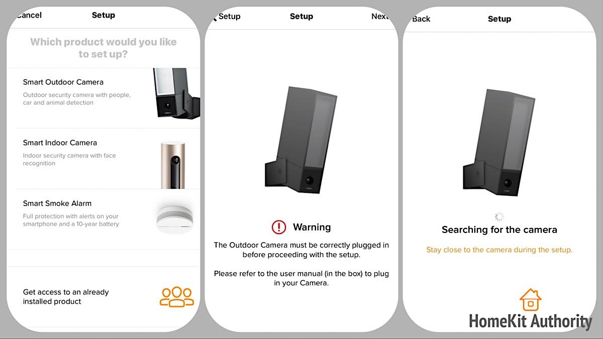 netatmo security app add device