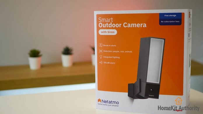 netatmo smart outdoor camera siren review