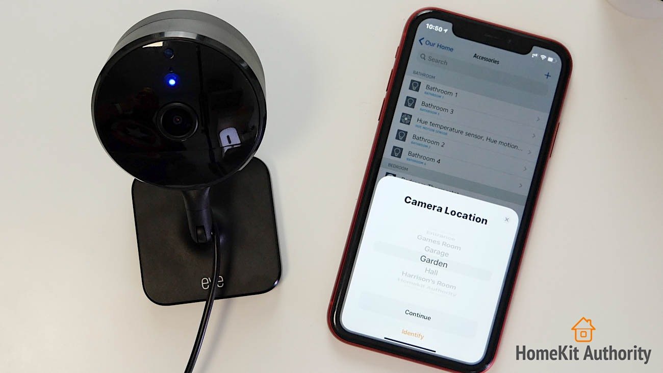 Eve Cam HomeKit setup