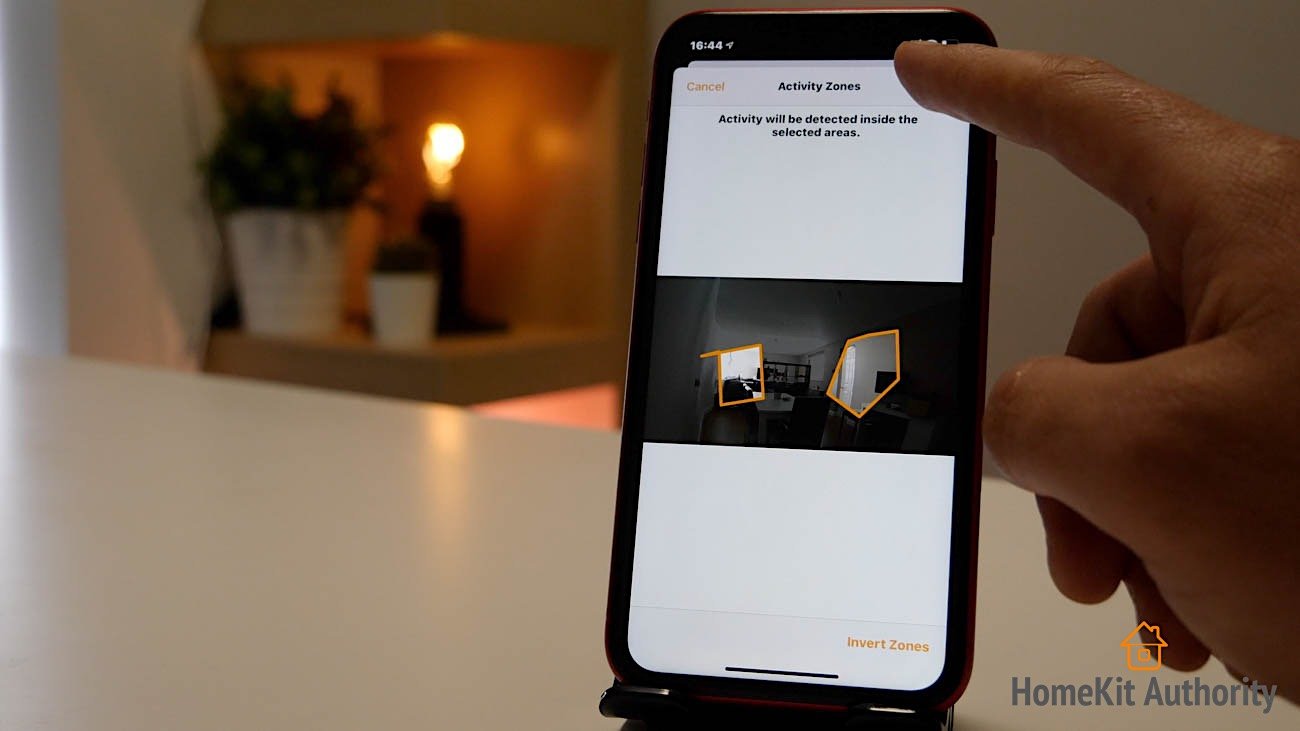 Eve Cam iOS14 activity zones