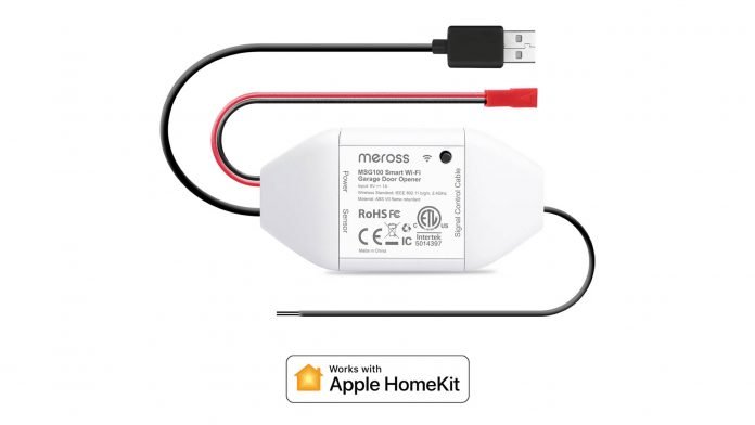 Meross garage door opener HomeKit