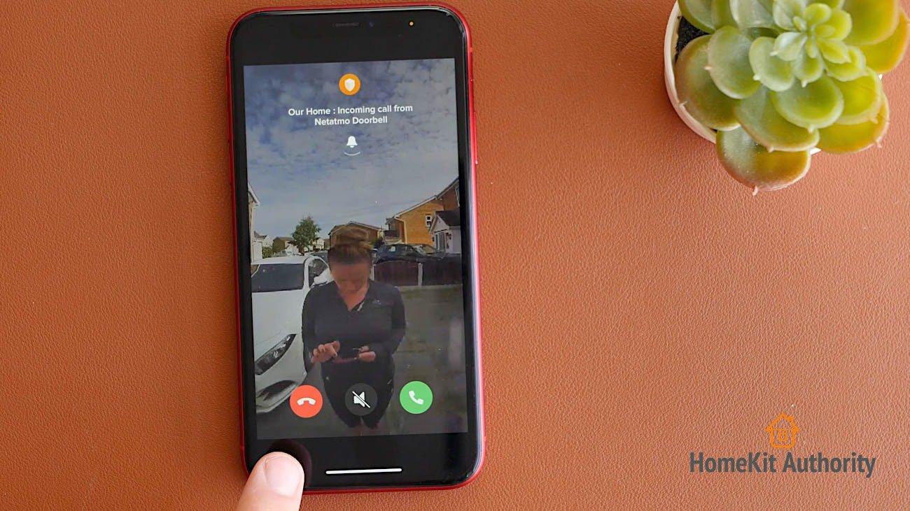 Netatmo Smart Doorbell answer call