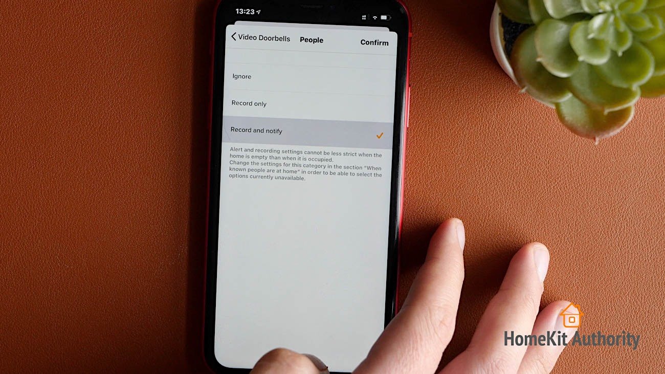 Netatmo Smart Doorbell settings