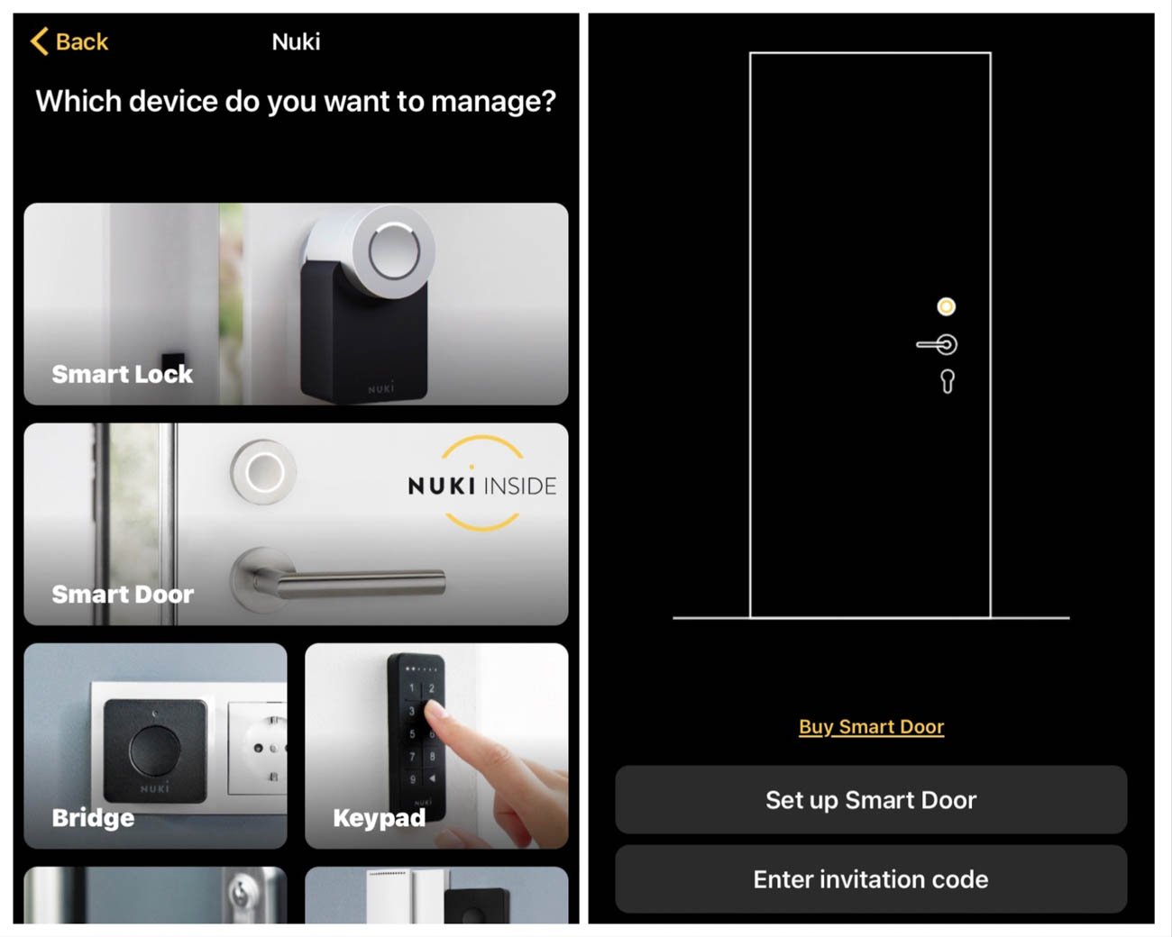 Nuki smart door HomeKit