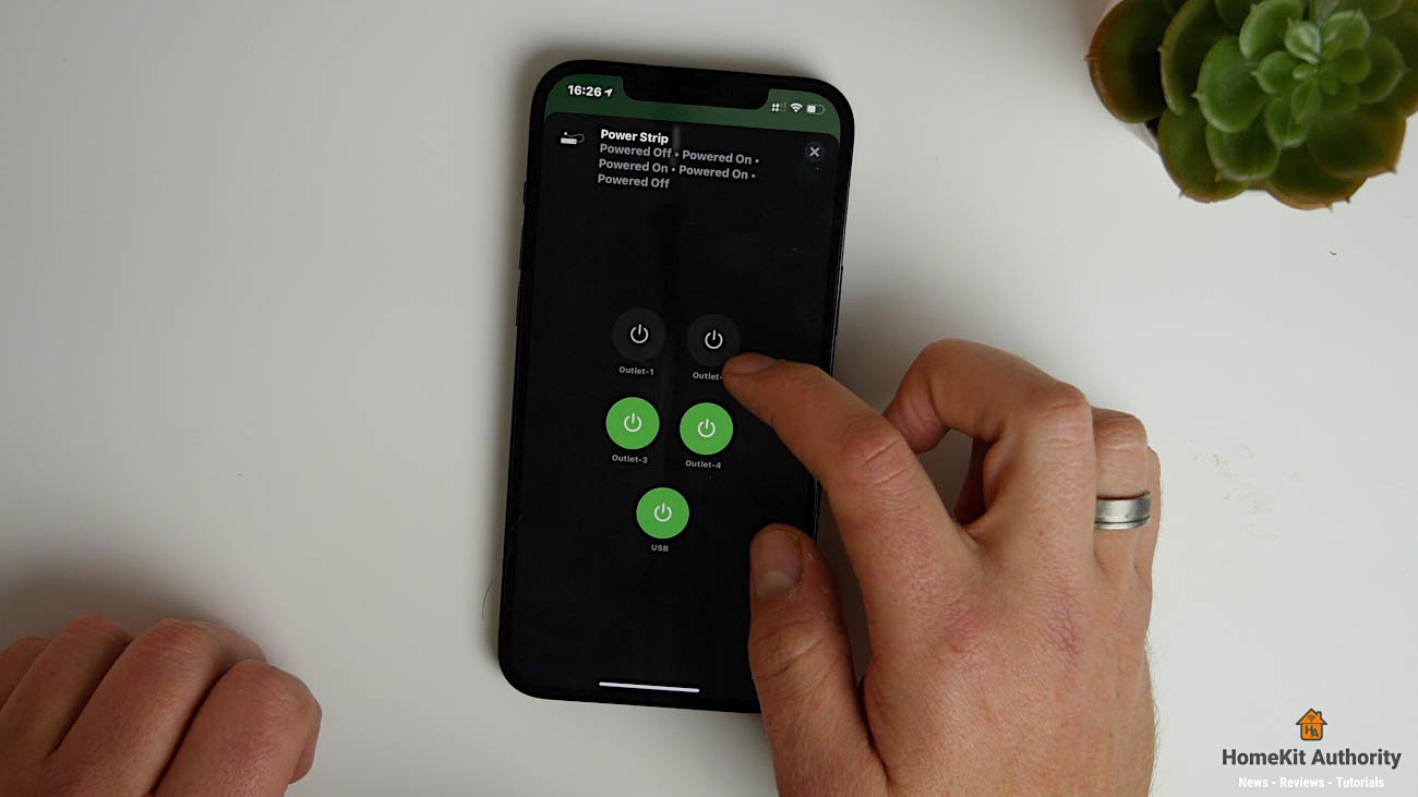 Meross smart power strip HomeKit