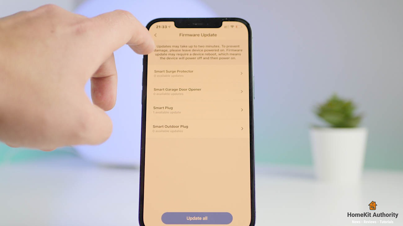 Meross smart power strip app