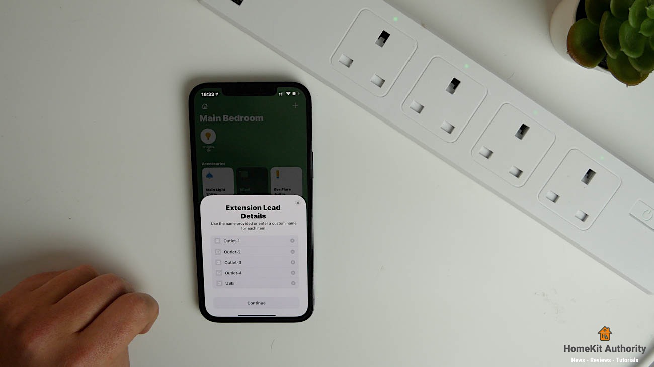 Meross smart power strip HomeKit setup