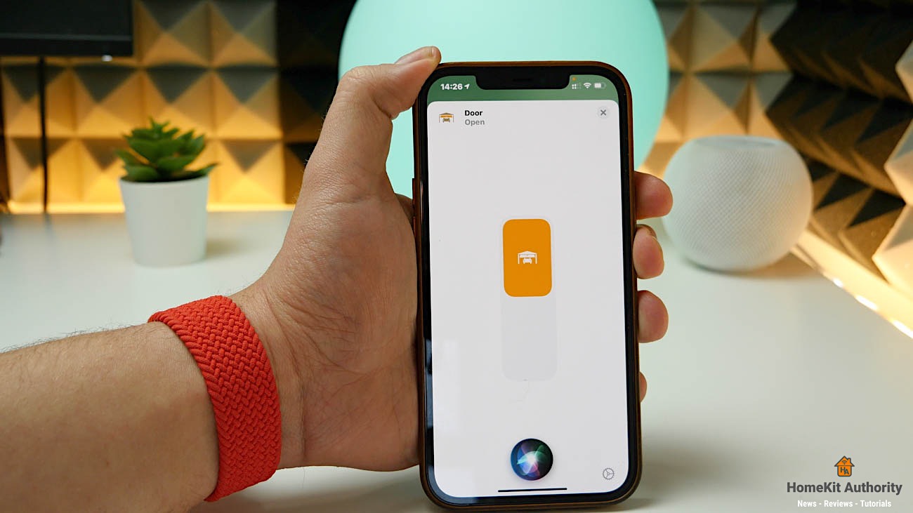 Meross Garage door opener siri
