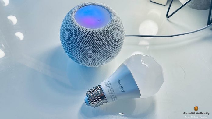 Nanoleaf essentials smart bulb thread with HomePod mini
