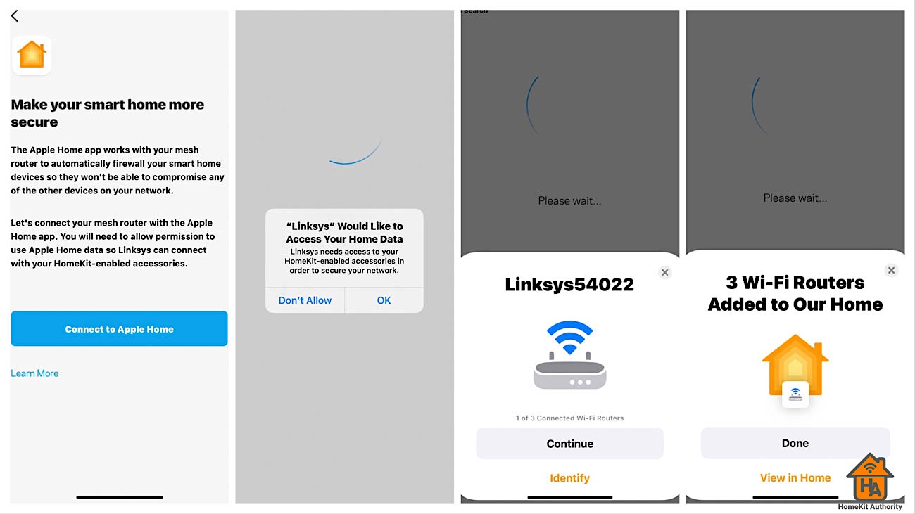 HomeKit Secure Router Setup Velop