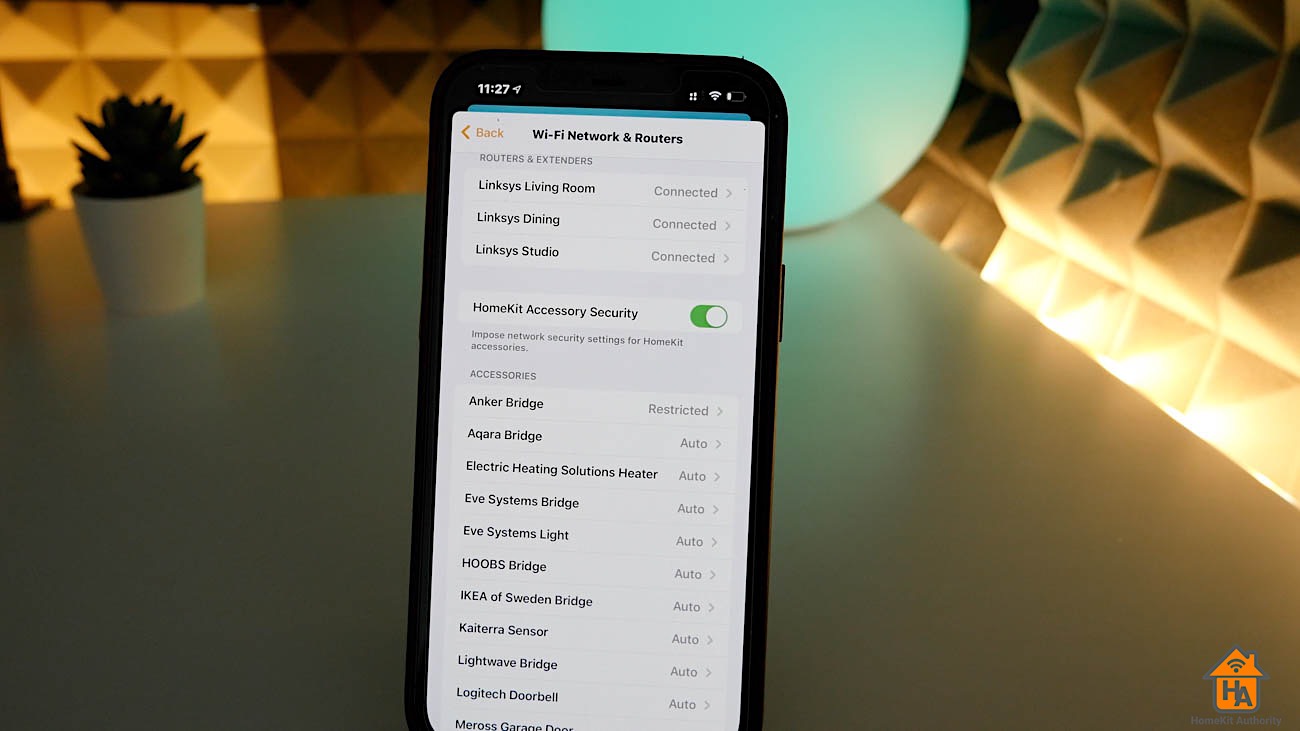 Velop HomeKit Secure Router Settings