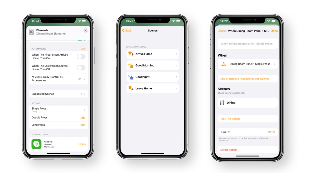 Nanoleaf Elements HomeKit button