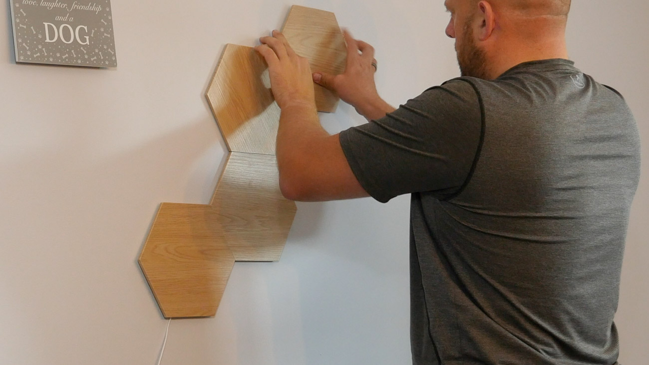 Nanoleaf Elements install