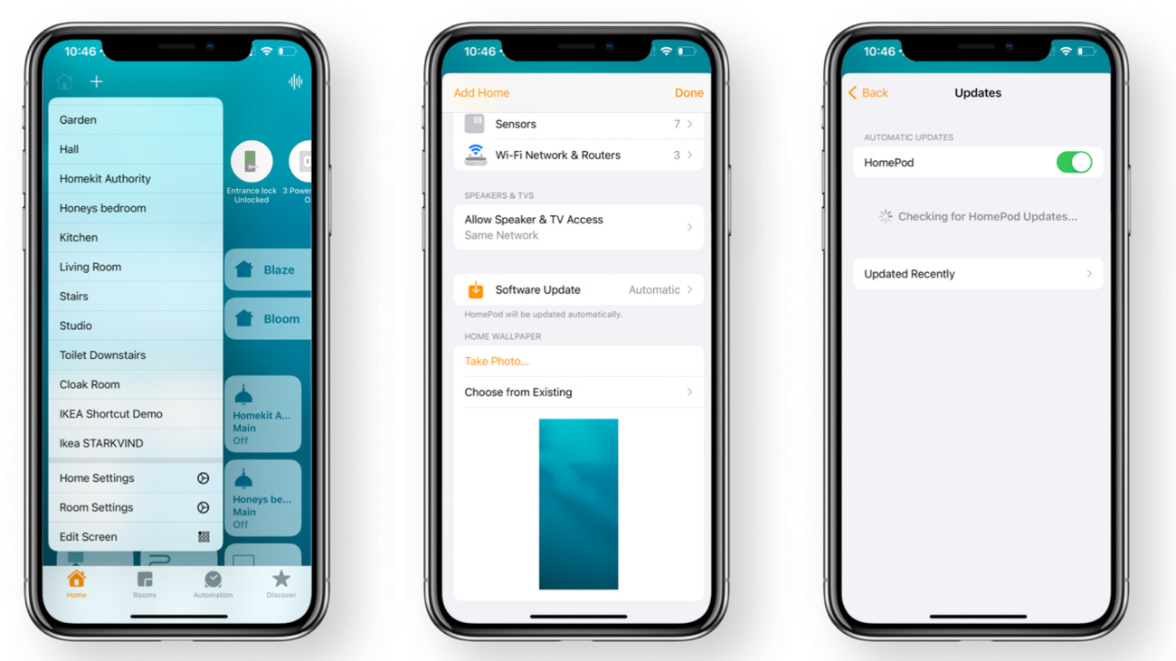 Manually update HomePod and HomePod mini software in the Home App