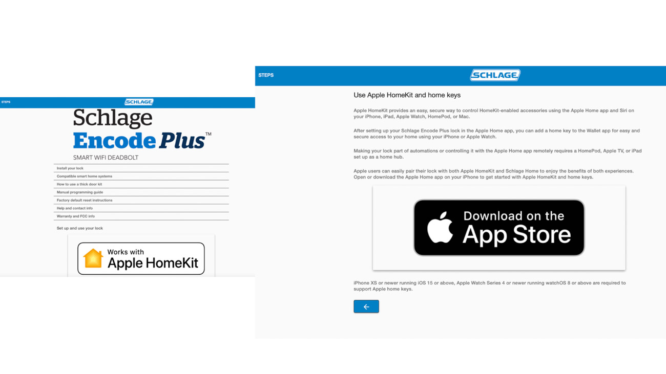 Schlage Encode Plus Apple Home Key
