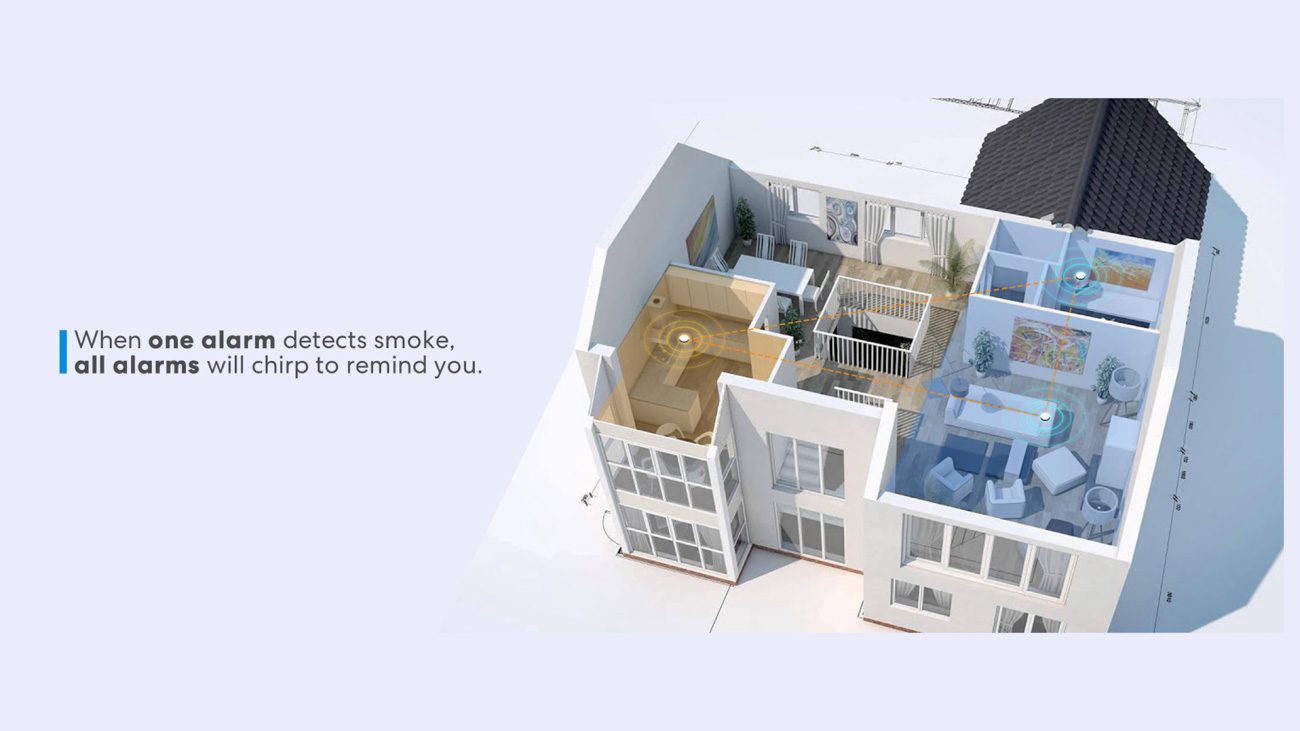 Meross smart smoke alarm links