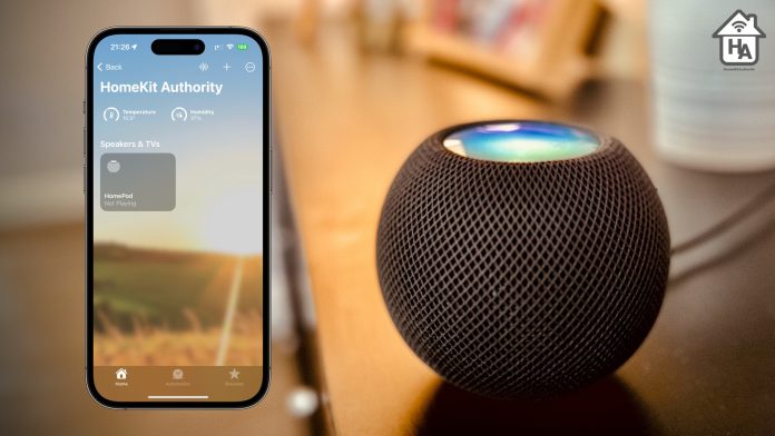 HomePod mini Temperature humidity sensors HomeKit