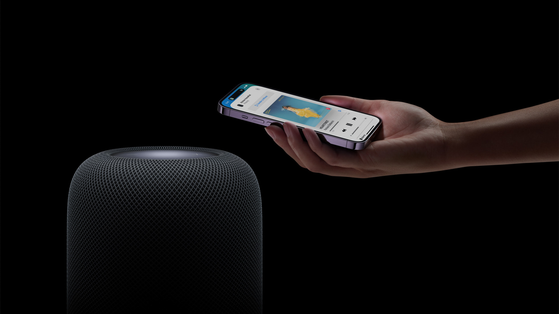 New HomePod second generation handoff